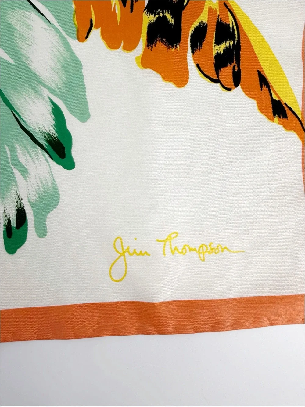 Jim Thompson Silk Scarf Tropical Print